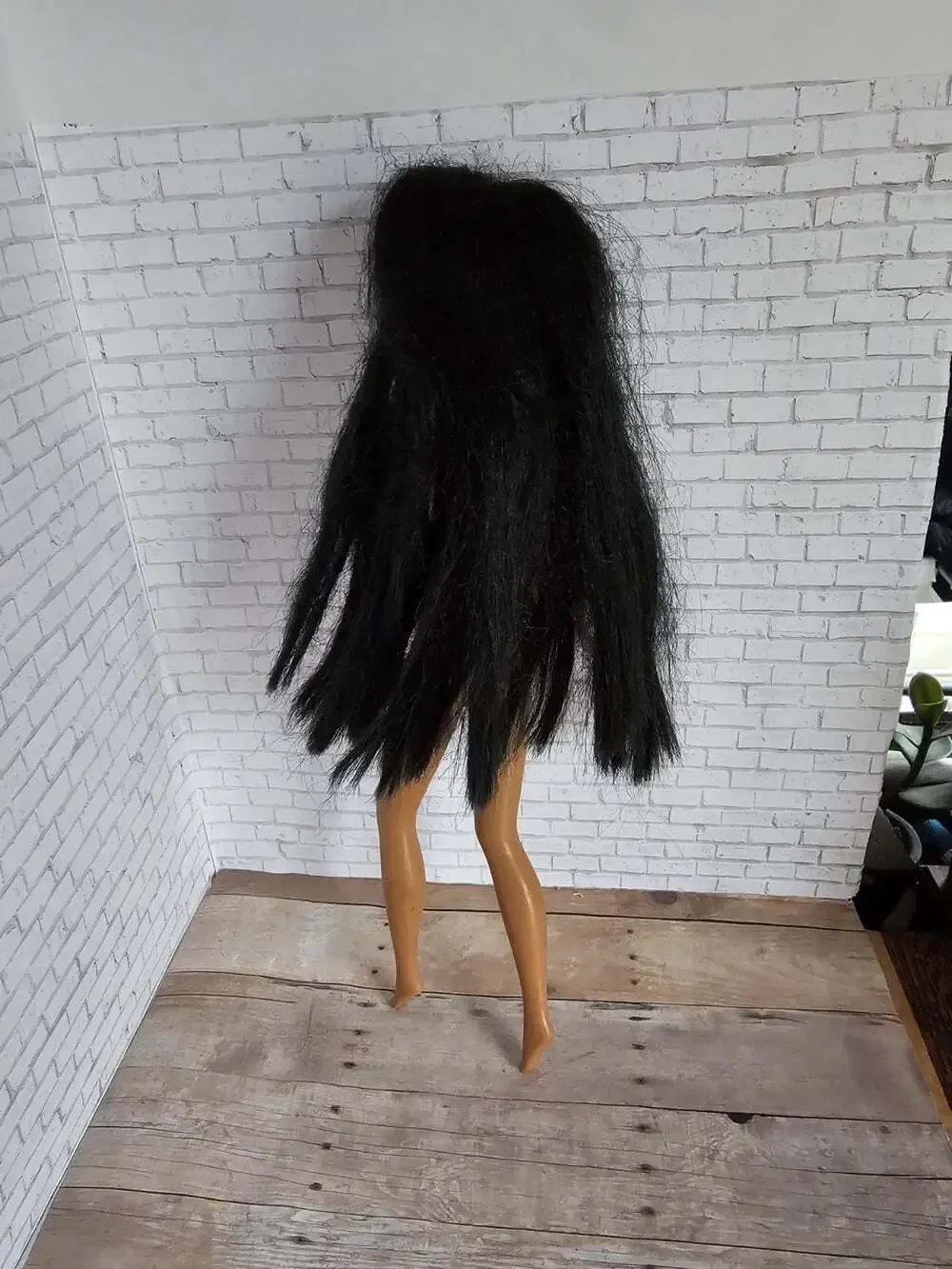1990s Mattel Disney Pocahontas Nude Fashion Doll Vintage Long Black Hair HTF